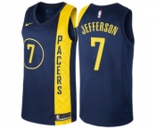 Women's Nike Indiana Pacers #7 Al Jefferson Swingman Navy Blue NBA Jersey - City Edition