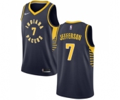 Women's Nike Indiana Pacers #7 Al Jefferson Swingman Navy Blue Road NBA Jersey - Icon Edition