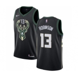 Women's Nike Milwaukee Bucks #13 Glenn Robinson Swingman Black Alternate NBA Jersey - Statement Edition