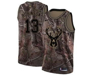 Women's Nike Milwaukee Bucks #13 Glenn Robinson Swingman Camo Realtree Collection NBA Jersey