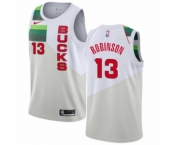 Women's Nike Milwaukee Bucks #13 Glenn Robinson White Swingman Jersey - Earned Edition