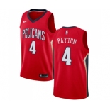 Women's Nike New Orleans Pelicans #4 Elfrid Payton Swingman Red NBA Jersey Statement Edition