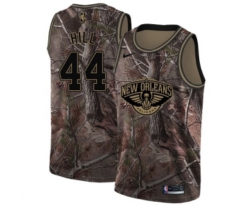 Women's Nike New Orleans Pelicans #44 Solomon Hill Swingman Camo Realtree Collection NBA Jersey