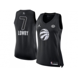 Women Nike Toronto Raptors #7 Kyle Lowry Black NBA Jordan Swingman 2018 All-Star Game Jersey