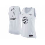 Women Nike Toronto Raptors #7 Kyle Lowry White NBA Jordan Swingman 2018 All-Star Game Jersey