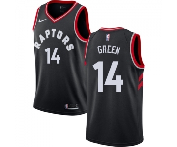 Women's Nike Toronto Raptors #14 Danny Green Swingman Black NBA Jersey Statement Edition