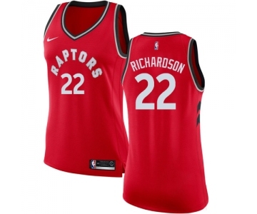 Women's Nike Toronto Raptors #22 Malachi Richardson Authentic Red NBA Jersey - Icon Edition