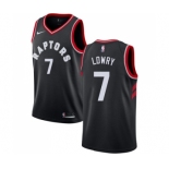 Women's Nike Toronto Raptors #7 Kyle Lowry Swingman Black Alternate NBA Jersey Statement Edition