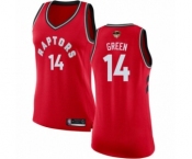 Women's Toronto Raptors #14 Danny Green Swingman Red 2019 Basketball Finals Bound Jersey - Icon Edition