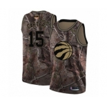 Women's Toronto Raptors #15 Vince Carter Swingman Camo Realtree Collection 2019 Basketball Finals Bound Jersey