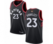 Women's Toronto Raptors #23 Fred VanVleet Swingman Black 2019 Basketball Finals Bound Jersey Statement Edition