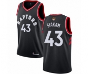 Women's Toronto Raptors #43 Pascal Siakam Swingman Black 2019 Basketball Finals Bound Jersey Statement Edition