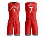 Women's Toronto Raptors #7 Kyle Lowry Swingman Red 2019 Basketball Finals Bound Suit Jersey - Icon Edition