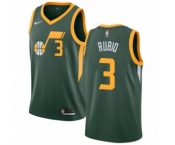 Women's Nike Utah Jazz #3 Ricky Rubio Green Swingman Jersey - Earned Edition