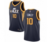 Women's Utah Jazz #10 Mike Conley Swingman Navy Blue Basketball Jersey - Icon Edition