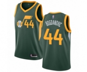 Women's Utah Jazz #44 Bojan Bogdanovic Green Swingman Jersey - Earned Edition