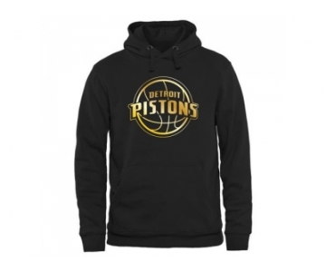 Detroit Pistons Gold Collection Pullover Hoodie Black