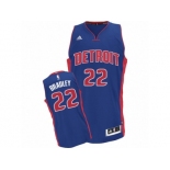 Men Adidas Detroit Pistons #22 Avery Bradley Swingman Royal Blue Road NBA Jersey