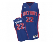 Men Adidas Detroit Pistons #22 Avery Bradley Swingman Royal Blue Road NBA Jersey