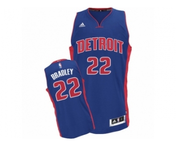 Men Adidas Detroit Pistons #22 Avery Bradley Swingman Royal Blue Road NBA Jersey