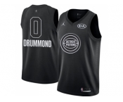 Men Nike Detroit Pistons #0 Andre Drummond Black NBA Jordan Swingman 2018 All-Star Game Jersey