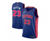 Men Nike Detroit Pistons #23 Blake Griffin Blue NBA Swingman Icon Edition Jersey