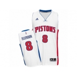 Men's Adidas Detroit Pistons #8 Henry Ellenson Swingman White Home NBA Jersey