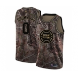 Men's Nike Detroit Pistons #0 Andre Drummond Swingman Camo Realtree Collection NBA Jersey