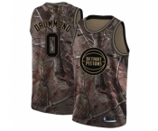 Men's Nike Detroit Pistons #0 Andre Drummond Swingman Camo Realtree Collection NBA Jersey