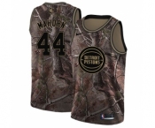 Men's Nike Detroit Pistons #44 Rick Mahorn Swingman Camo Realtree Collection NBA Jersey