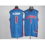 nba detroit pistons #1 mcgrady blue[swingman] [mcgrady]