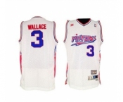 nba detroit pistons #3 wallace white