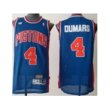 nba detroit pistons #4 joe dumars throwback blue