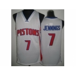 nba detroit pistons #7 Brandon jennings white[revolution 30]