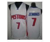 nba detroit pistons #7 Brandon jennings white[revolution 30]