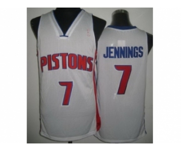 nba detroit pistons #7 Brandon jennings white[revolution 30]