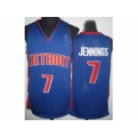 nba detroit pistons #7 brandon jennings blue[revolution 30]