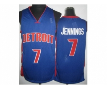 nba detroit pistons #7 brandon jennings blue[revolution 30]