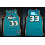 nike nba detroit pistons #33 hill green[nike m&n]