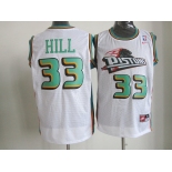 nike nba detroit pistons #33 hill white[nike]