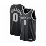 Women's Nike Detroit Pistons #0 Andre Drummond Swingman Black NBA Jersey - City Edition