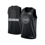 Youth Nike Detroit Pistons #0 Andre Drummond Black NBA Jordan Swingman 2018 All-Star Game Jersey