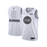 Youth Nike Detroit Pistons #0 Andre Drummond White NBA Jordan Swingman 2018 All-Star Game Jersey