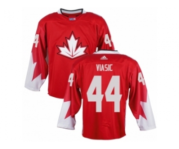 Men Adidas Team Canada #44 Marc-Edouard Red 2016 World Cup Ice Hockey Jersey