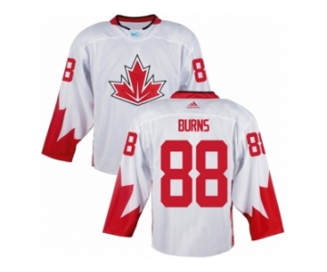 Men Adidas Team Canada #88 Brent Burns White 2016 World Cup Ice Hockey Jersey