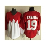 Olympic CA. #19 Canada RedWhite 1972 Commemorative CCM Stitched NHL Jersey