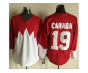 Olympic CA. #19 Canada RedWhite 1972 Commemorative CCM Stitched NHL Jersey