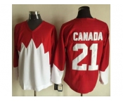 Olympic CA. #21 Canada RedWhite 1972 Commemorative CCM Stitched NHL Jersey