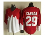 Olympic CA. #29 Canada RedWhite 1972 Commemorative CCM Stitched NHL Jersey