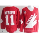 Team Canada #11 Messier Throwback red